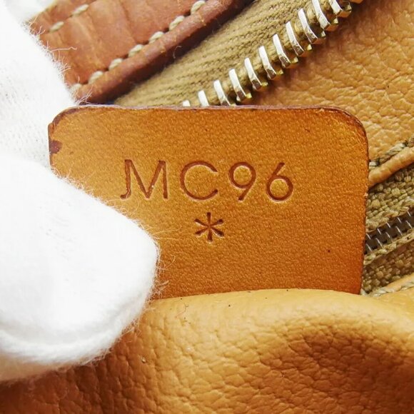 CELINE clutch bag macadam beige PVC ?~ leather Authentic used T19065 - Picture 7 of 9